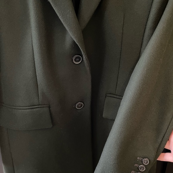 Zara green top coat - Picture 8 of 9